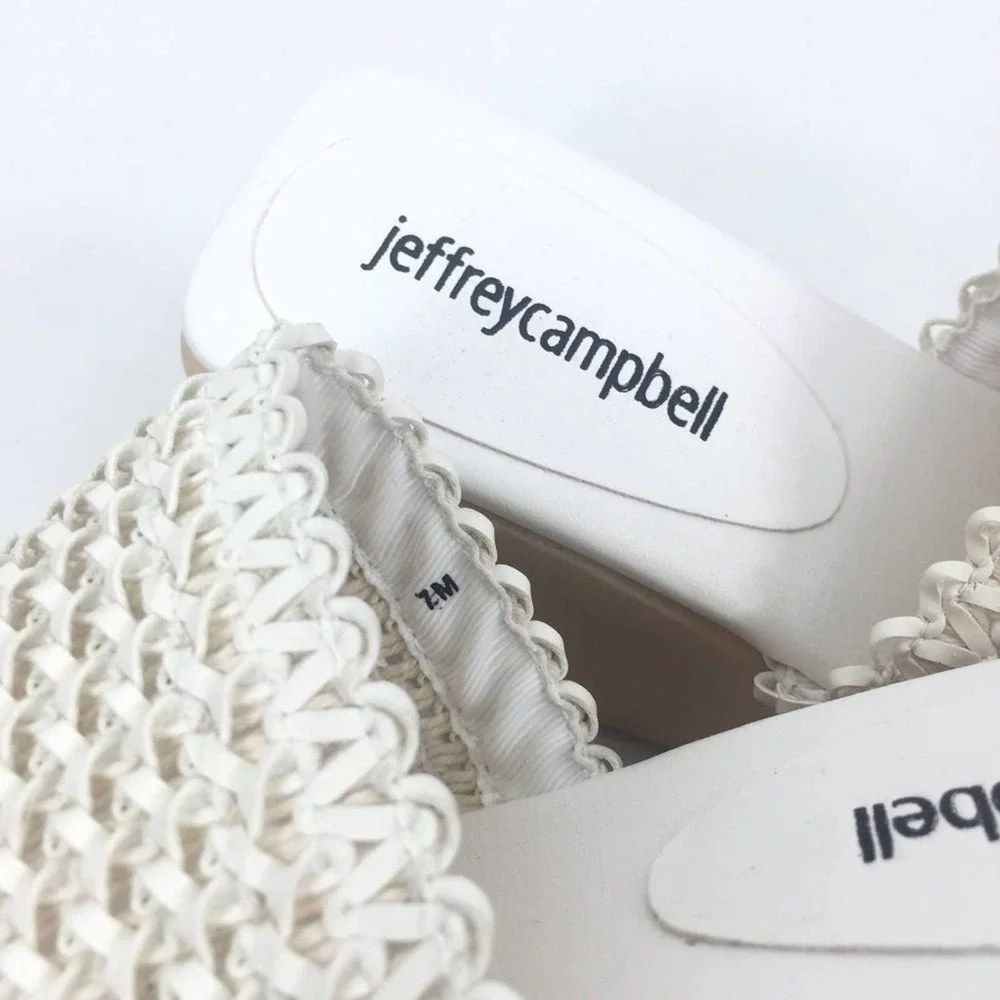 Jeffrey Campbell Dipsey Weave Sandals Size 7M - Picture 6 of 6